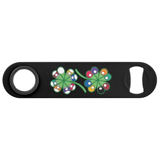 Ouvrage de bouteille Lucky Billiards (Devant (Horizontal))