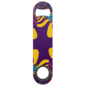 Ouvrage de bouteille violet et Gold Cross (Devant)