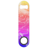 Ouvrage de bouteille violet rose jaune clair (Dos)