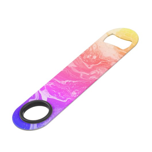 Ouvrage de bouteille violet rose jaune clair (Dos Angle)