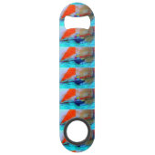 ouvre-bouteille à voile rouge (Dos)