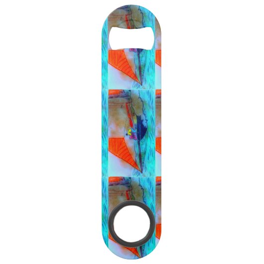 ouvre-bouteille à voile rouge (Devant)