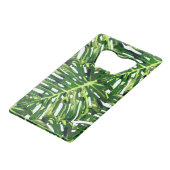 Ouvre-bouteille avec feuilles tropicales (Devant Angle)