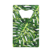 Ouvre-bouteille avec feuilles tropicales (Dos)