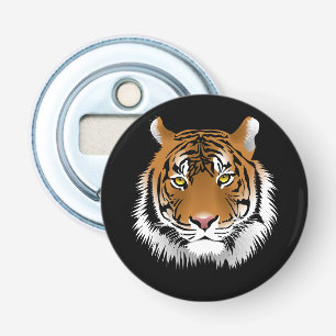 Ouvre-bouteille Badge Face de Tigre