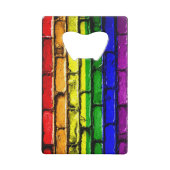 Ouvre-bouteille bouteille PRIDE Brique Arc-en-ciel (Dos)