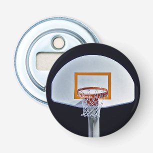 Ouvre-bouteille bouton de panier de basketball