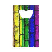 Ouvre-bouteille brique arc-en-ciel PRIDE (Dos)