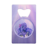 Ouvre-bouteille Carte de Crédit Sirène Océan Viole (Dos)