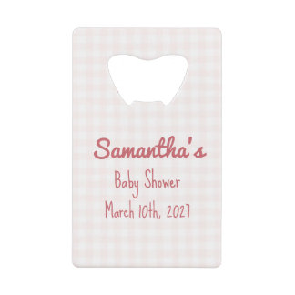 Ouvre-bouteille de carte de crédit Baby Shower Gin
