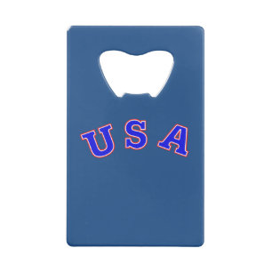 Ouvre-bouteille de carte de crédit USA.