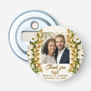 Ouvre-bouteille de mariage en cornouiller de Carol
