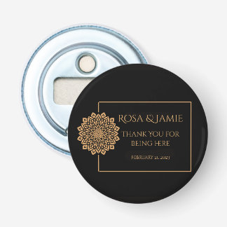 Ouvre-bouteille de mariage personnalisé 