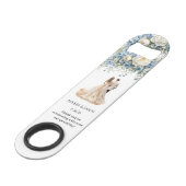 Ouvre-bouteille de mariage personnalisé (Devant angulaire)