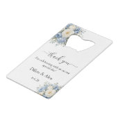 Ouvre-bouteille de remerciement de mariage (Devant Angle)