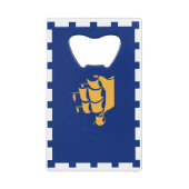 Ouvre-bouteille en acier inoxydable drapeau de la (Devant)