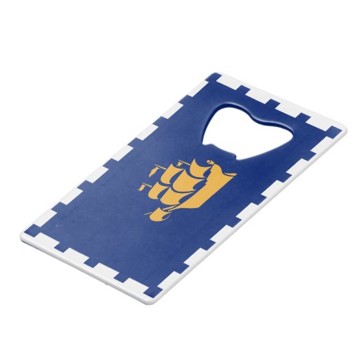 Ouvre-bouteille en acier inoxydable drapeau de la (Dos Angle)