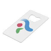 Ouvre-bouteille en acier inoxydable drapeau de Séo (Devant Angle)