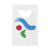 Ouvre-bouteille en acier inoxydable drapeau de Séo (Dos)