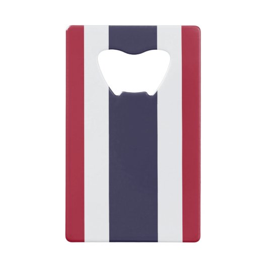 Ouvre-bouteille en acier inoxydable drapeau de Tha (Devant)