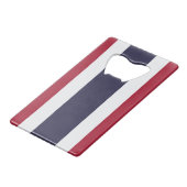 Ouvre-bouteille en acier inoxydable drapeau de Tha (Devant Angle)