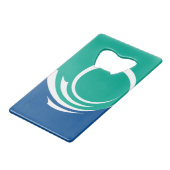 Ouvre-bouteille en acier inoxydable drapeau d'Otta (Dos Angle)