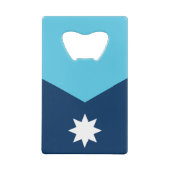 Ouvre-bouteille en acier inoxydable drapeau du Min (Dos)