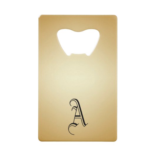Ouvre-bouteille en acier inoxydable monogrammé (Devant)