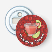 Ouvre-bouteille en forme de Daiquiri aux fraises (Devant)