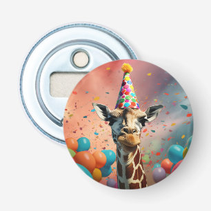 Ouvre-bouteille girafe anniversaire, amusant