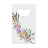 Ouvre-bouteille Girafe Fleurs Colorées (Devant)