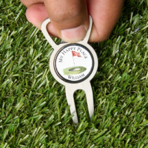 Ouvre-bouteille Golf Lover Mon Endroit Heureux