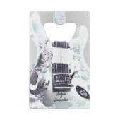 Ouvre-bouteille guitare monogrammé (Dos)