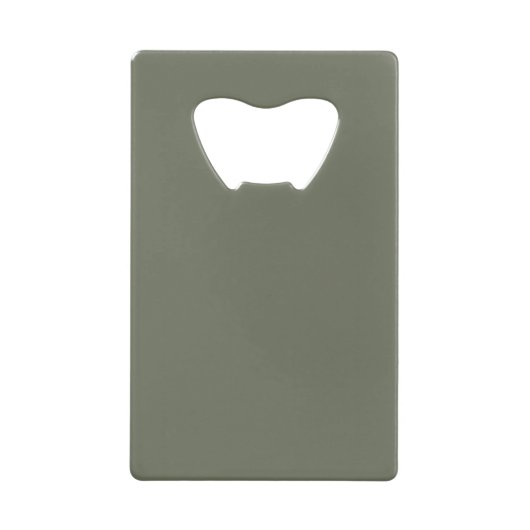Ouvre-bouteille mince vert mousse – Personnalisabl (Devant)