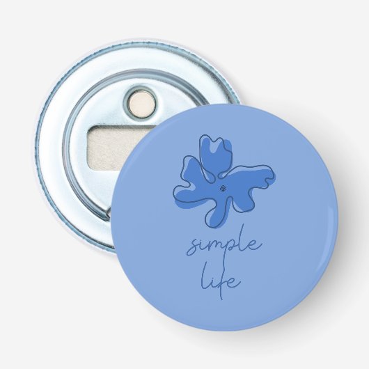 Ouvre-bouteille minimaliste Simple Life (Devant)
