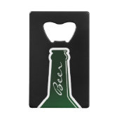 Ouvre-bouteille personnalisé de la taille d'une ca (Dos)