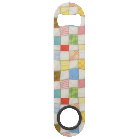 Ouvre-bouteille rapide en patchwork fou (Dos)