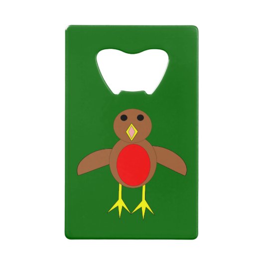 Ouvre-bouteille Robin de Noël (Devant)