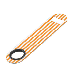 Ouvre-bouteille Speed Orange et Rayure Blanche