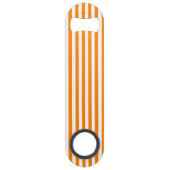 Ouvre-bouteille Speed Orange et Rayure Blanche (Dos)