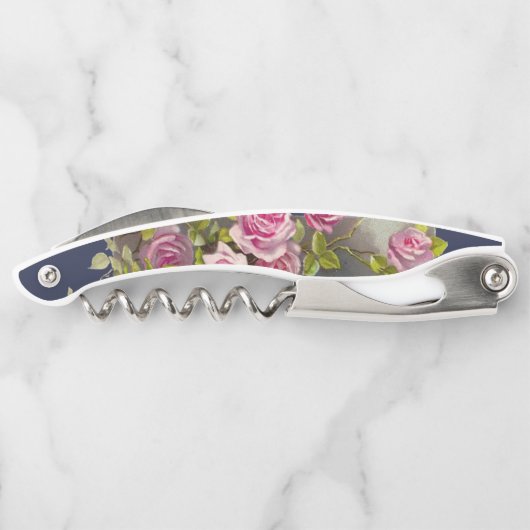 Ouvre-bouteille Tire-bouchon Floral (Dos)