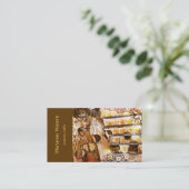 ouvre le modèle de carte de businss (Debout devant)