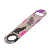 Ouvreur de bouteille coloré mignon de motif de (Devant angulaire)