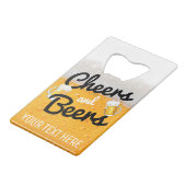 Ouvreur de bouteille de carte de crédit (Devant Angle)