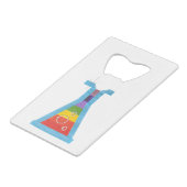 Ouvreur de bouteille de carte de crédit de fiole (Devant Angle)