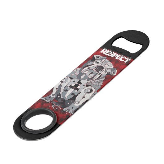 Ouvreur de bouteille de chien de Taureau (Dos Angle)