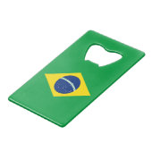 Ouvreur de bouteille de drapeau du Brésil beau (Dos Angle)