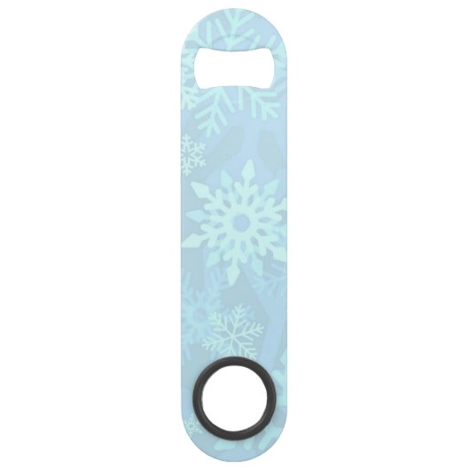Ouvreur de bouteille de flocons de neige de Noël (Dos)