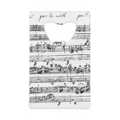 Ouvreur de bouteille de musique de Bach (Dos)