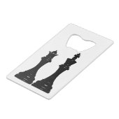 Ouvreur de bouteille de pièces d'échecs de reine (Dos Angle)